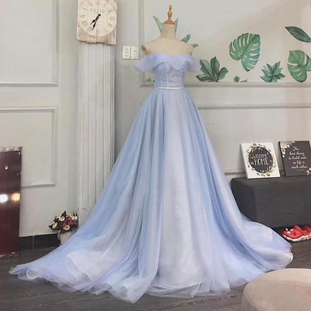 pastel blue dress for wedding