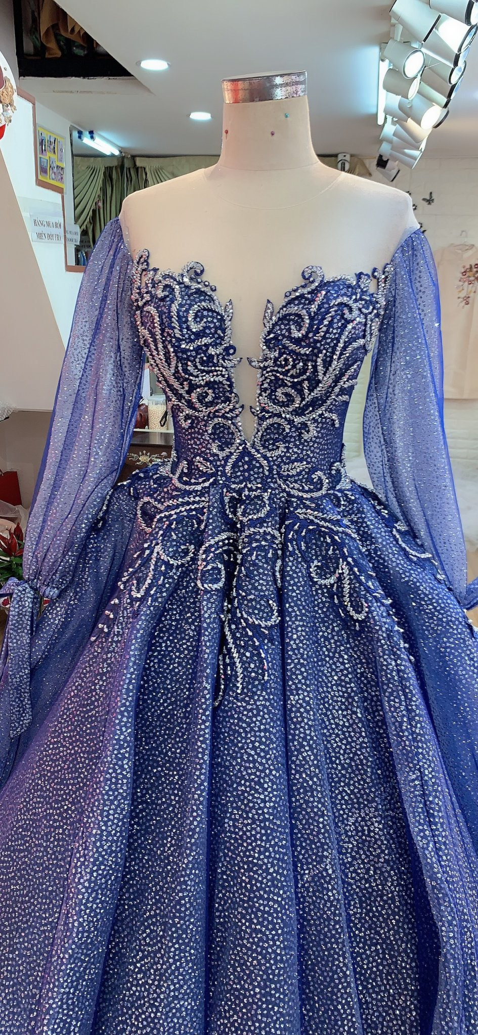 Royal Blue Sweet 16 Quinceanera Dresses Beaded Off Shoulder Prom Party Ball  Gown  eBay