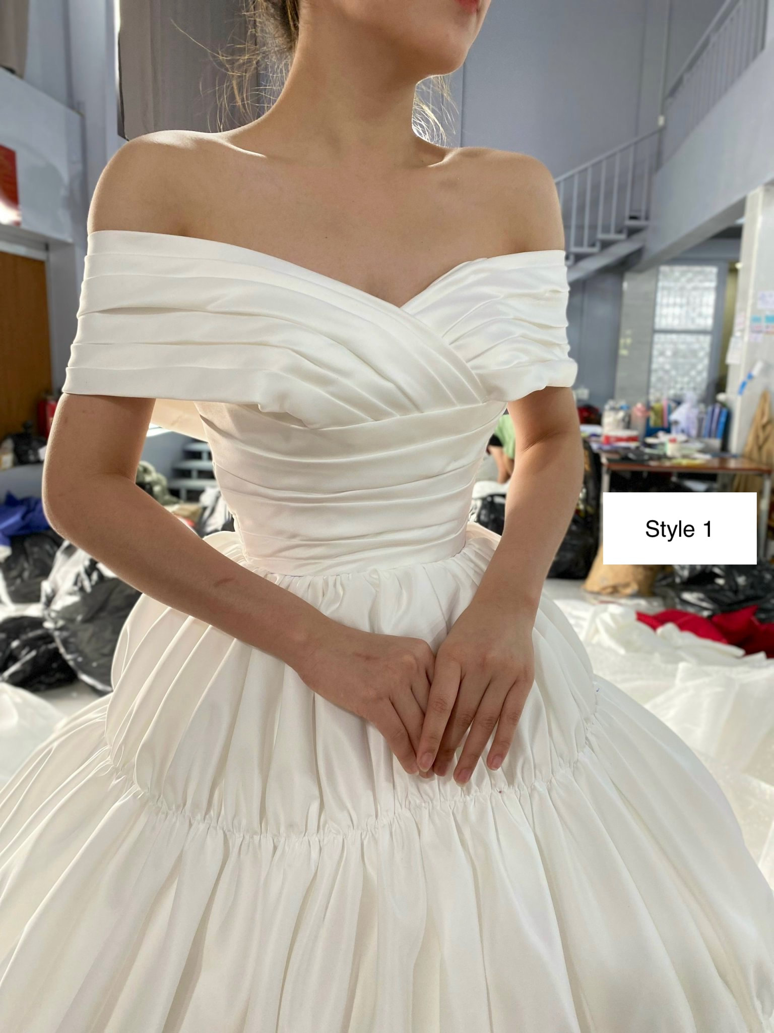 Elegant White Beading Pearl Sequins Birthday Flower Girl Dresses 2024 Ball  Gown High Neck Long Sleeve Backless Floor-Length / Long