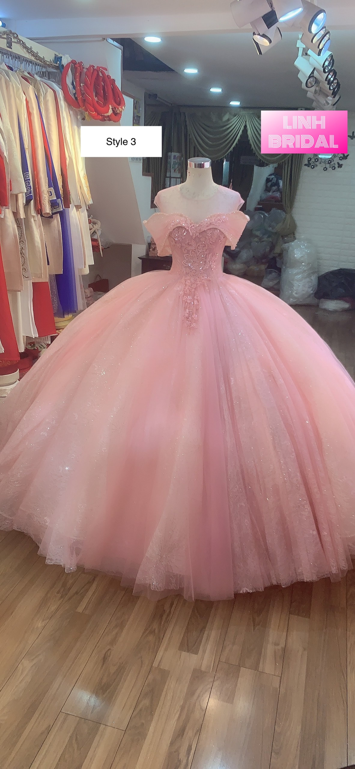 Candy Pink, Pearl Blushing Pink Prom Dresses - Ballbella UK – ballbellauk