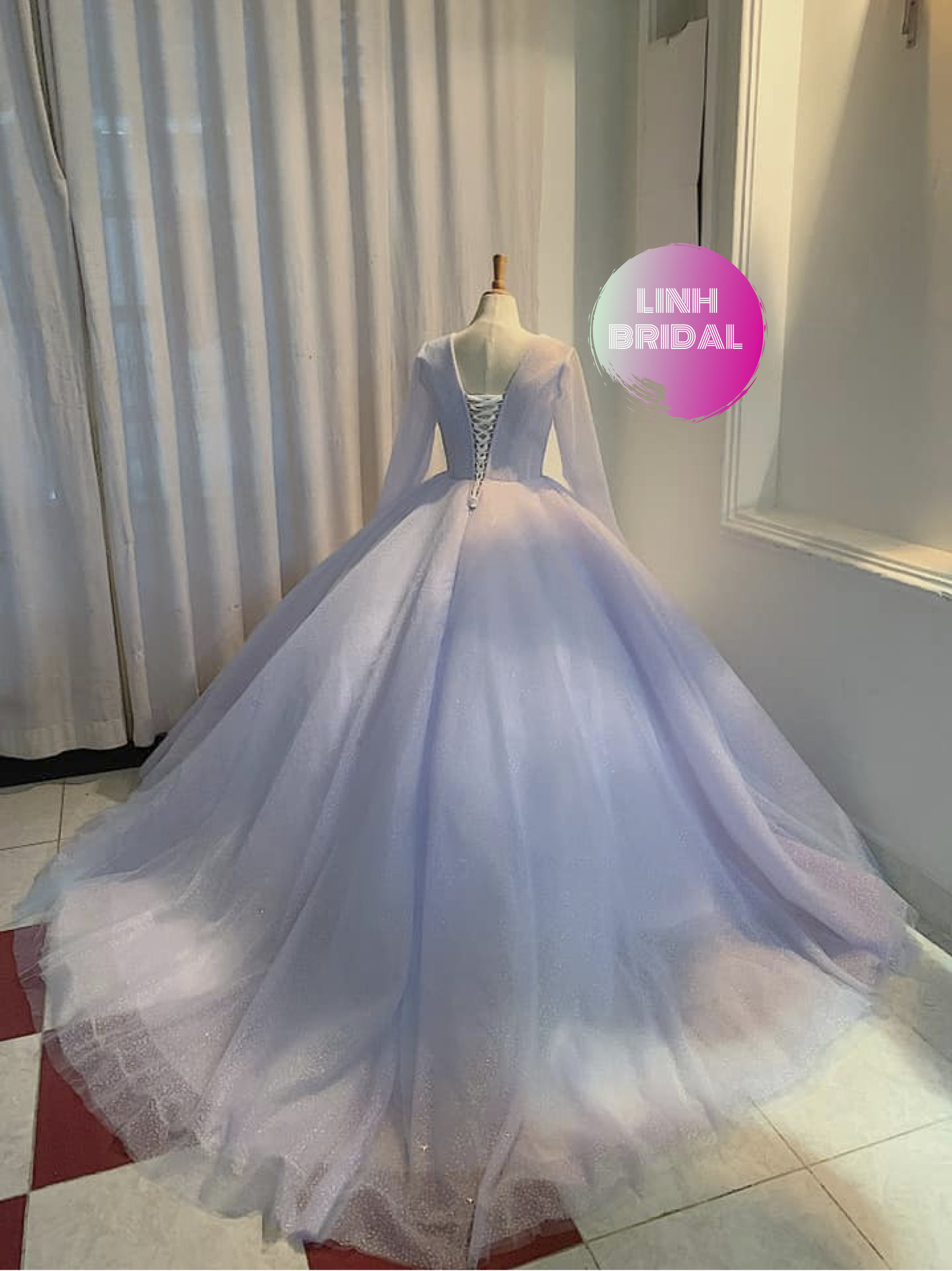 Custom Couture Purple Wedding Gown Iris Tulle Dress With 3d Flowers Beading  Lace Evening Dresses Chic Dress For Photoshoot Dress - Evening Dresses -  AliExpress