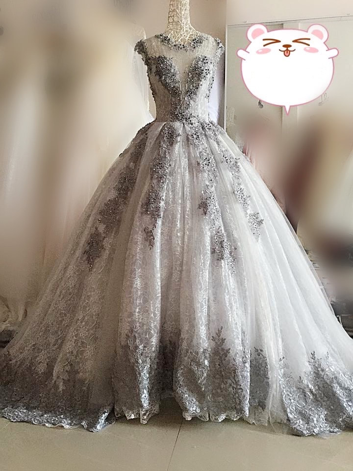 grey ball gown Big sale - OFF 76%