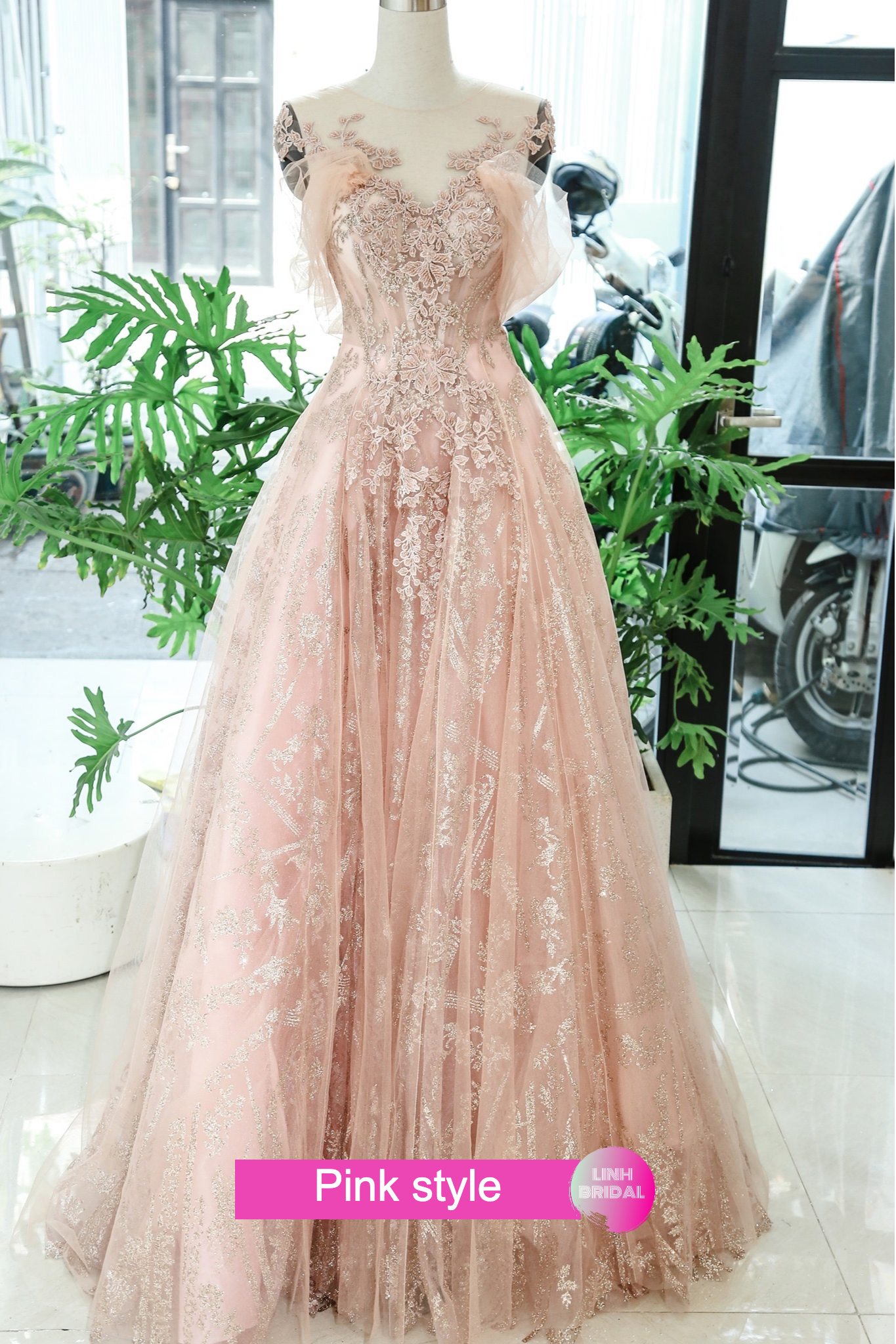 Blush Pink Evening Dress New Fashion Gorgeous Sweet 16 Gowns pink long –  Rjerdress