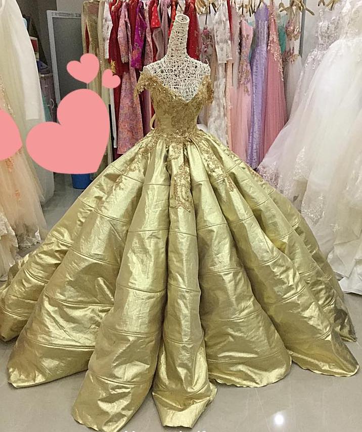 Metallic Short & Long Dress|Metallic Glitter Evening Gown|Prom2022 – Tagged  