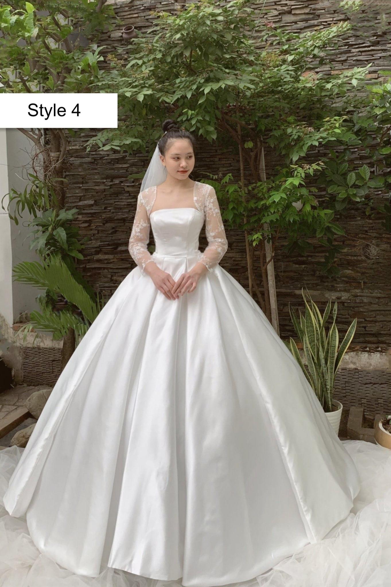 Buy White Georgette Thread Worked Designer Gown | Gowns