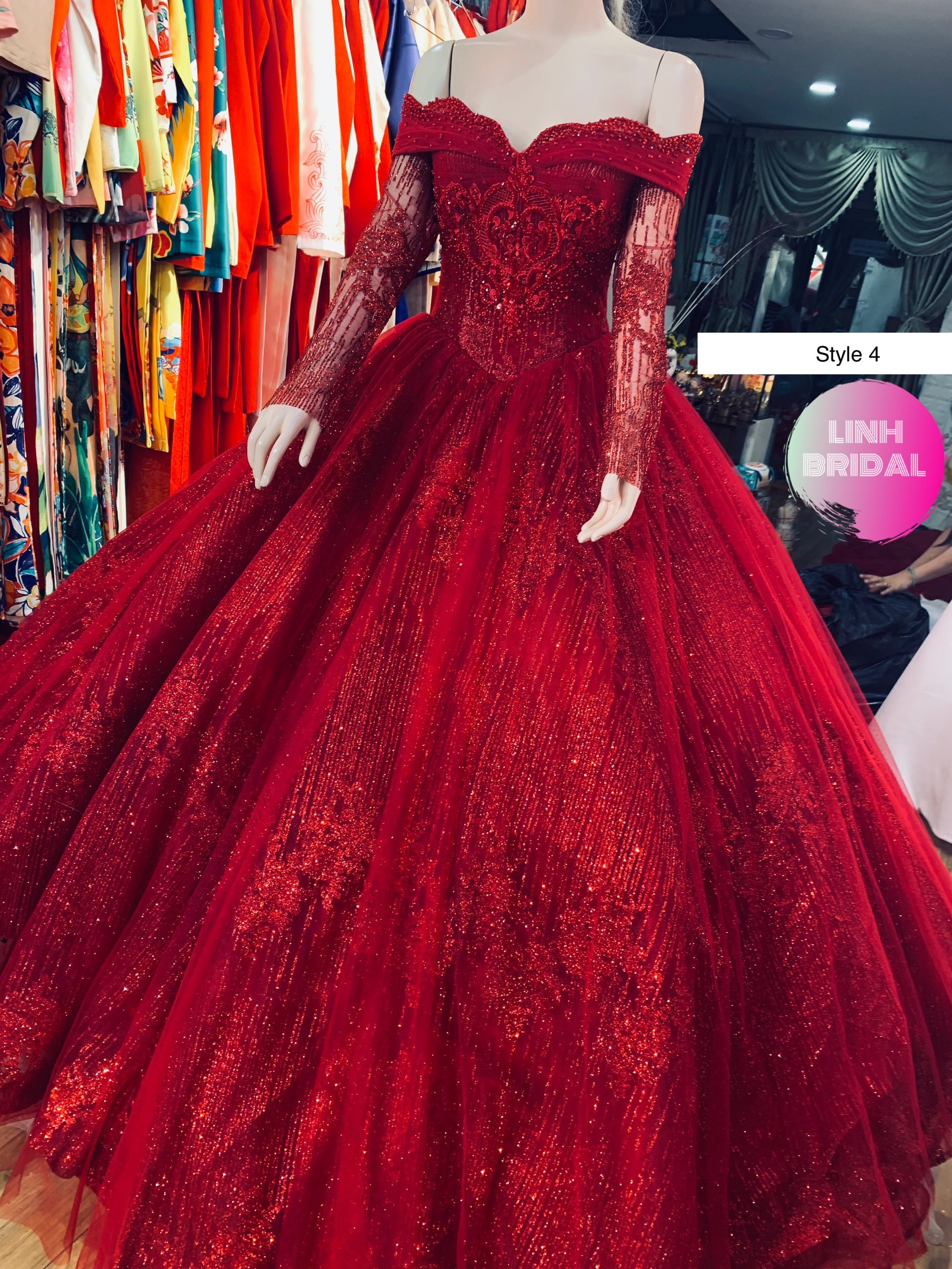 Red Elegant Long Prom Dress 2021 Luxury Strapless Sleeveless Sequin Shiny  Split Tulle Ball Gown Women Formal Evening Party Gowns - Evening Dresses -  AliExpress