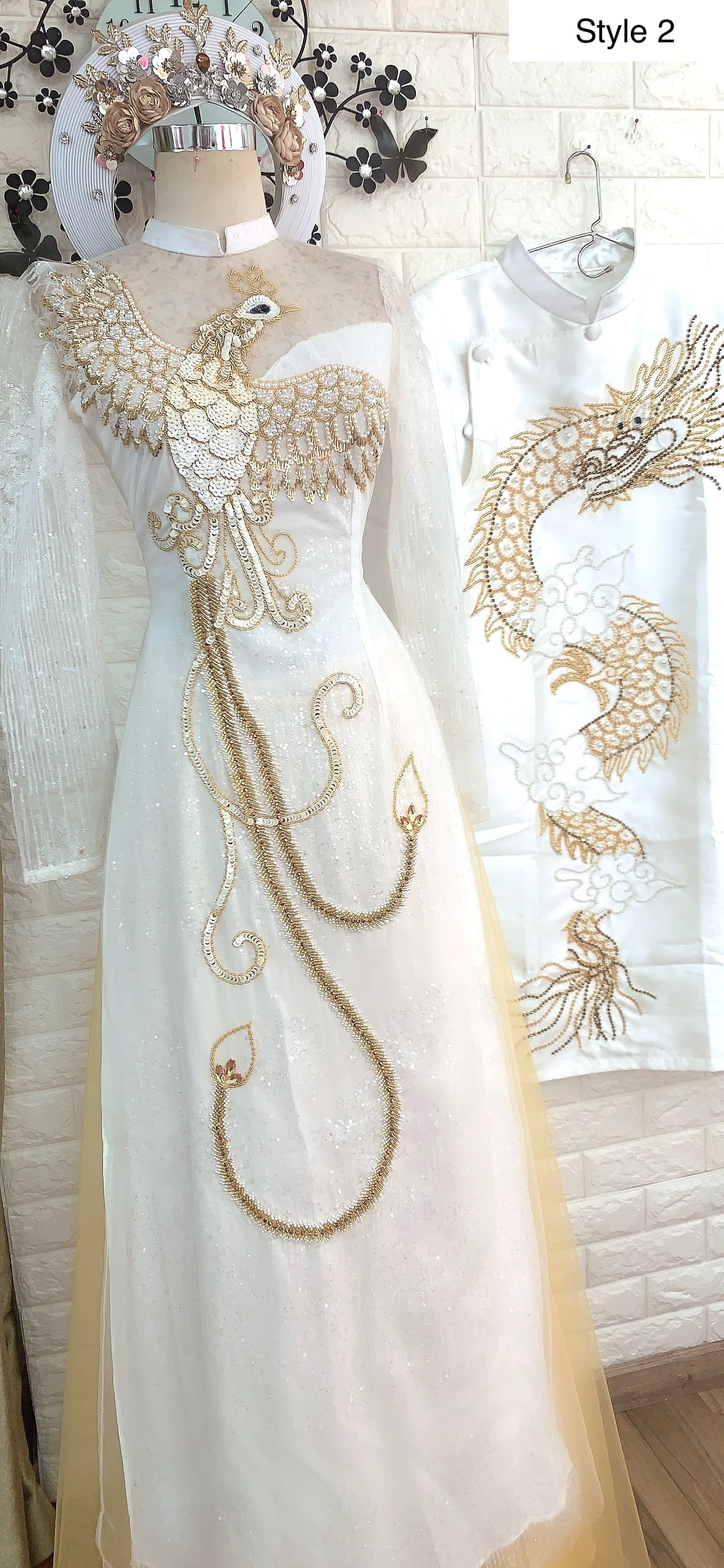 Gold Work I Wedding Qipao | Red Chinese Wedding Dress – Madam Shanghai
