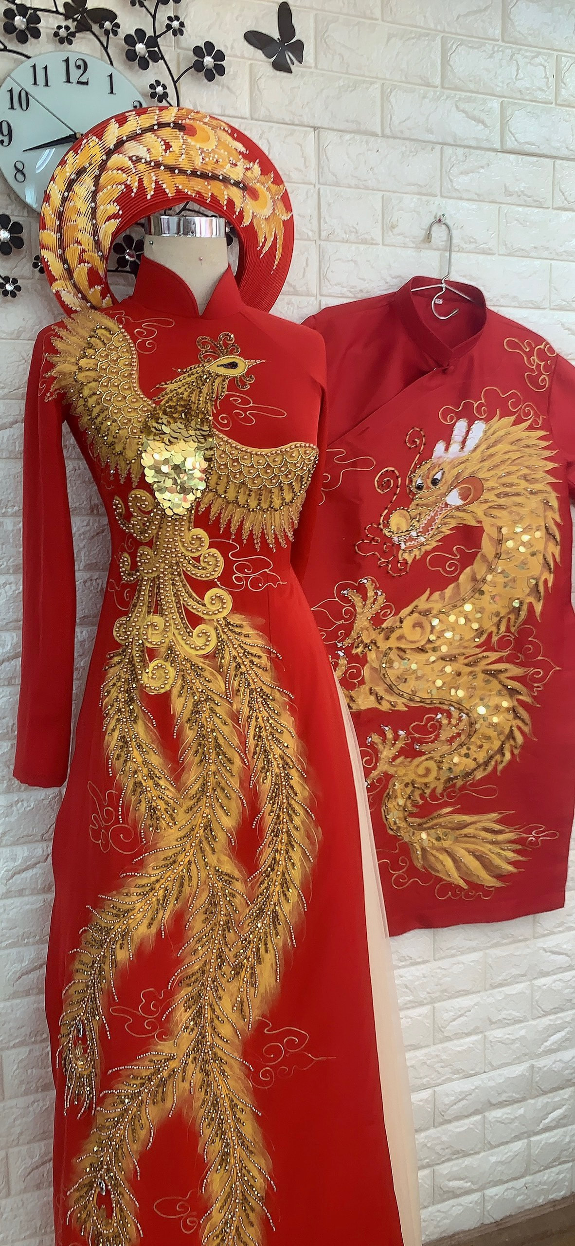 bride 2019 new dragon phoenix Chinese wedding dress Ghana | Ubuy